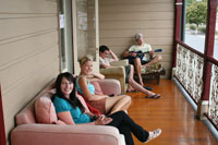 Arthouse Hostel Launceston Balcony